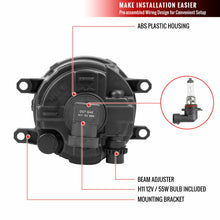 Load image into Gallery viewer, 67.00 Spec-D OEM Fog Lights Toyota Avalon (2013-2015) Chrome Housing - Clear Lens - Redline360 Alternate Image