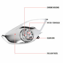 Load image into Gallery viewer, 67.00 Spec-D OEM Fog Lights Toyota Avalon (2013-2015) Chrome Housing - Clear Lens - Redline360 Alternate Image