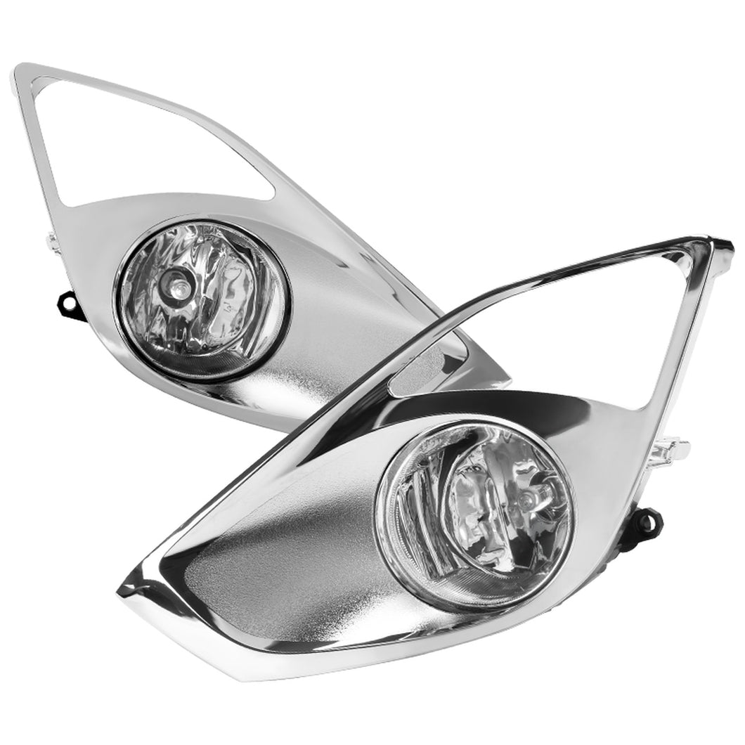 67.00 Spec-D OEM Fog Lights Toyota Avalon (2013-2015) Chrome Housing - Clear Lens - Redline360