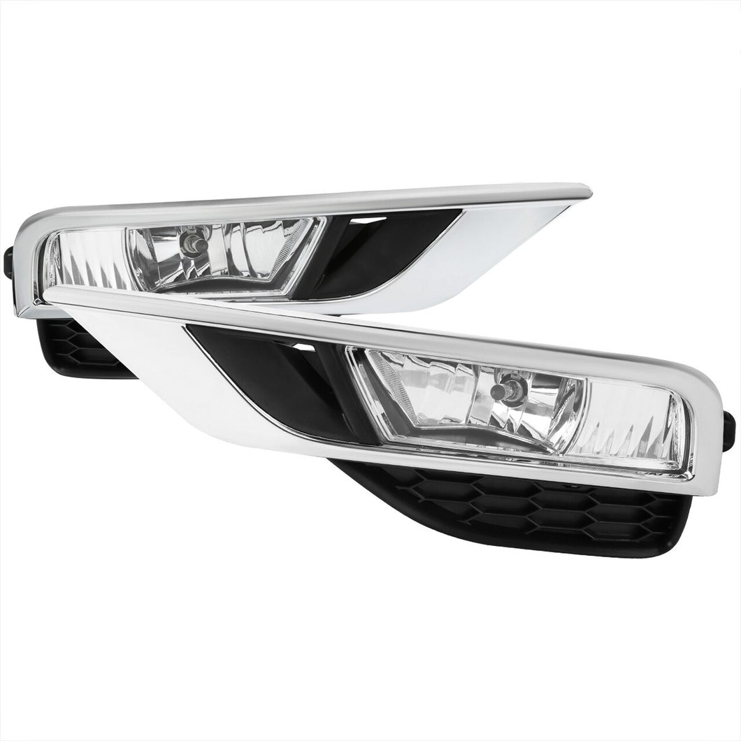 102.00 Spec-D OEM Fog Lights Honda CRV (2015-2016) Chrome Housing -  Clear Lens - Redline360