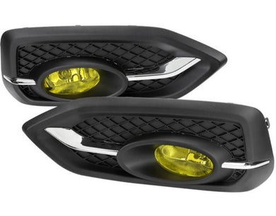 105.00 Spec-D OEM Fog Lights Honda Civic Coupe (14-15) Chrome Housing / Clear or  Yellow  Lens - Redline360