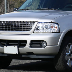 60.00 Spec-D OEM Fog Lights Ford Explorer (02-05) Chrome Housing - Clear or Smoke Lens - Redline360