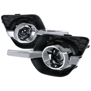 77.00 Spec-D LED Projector Fog Lights Chevy Equinox L/LT/LTZ/LS 2.4L/3.6L (10-16) Chrome Housing - Clear - Redline360