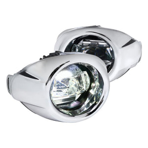 102.00 Spec-D Fog Lights Ford Focus Non-ST (2012-2014) Chrome Housing / Clear Lens - OEM or LED Light - Redline360