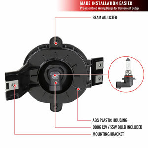 60.00 Spec-D OEM Fog Lights Dodge RAM 1500/2500/3500 (02-09) Chrome Housing - Clear or Smoke Lens - Redline360