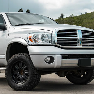 60.00 Spec-D OEM Fog Lights Dodge RAM 1500/2500/3500 (02-09) Chrome Housing - Clear or Smoke Lens - Redline360