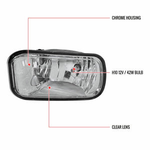 68.00 Spec-D OEM Fog Lights Dodge RAM 1500 (09-12) 2500/3500 (10-18) Chrome Housing - Smoked or Clear Lens - Redline360