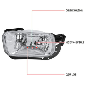 68.00 Spec-D OEM Fog Lights Dodge RAM 1500 (09-12) 2500/3500 (10-18) Chrome Housing - Smoked or Clear Lens - Redline360