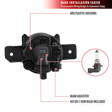 Load image into Gallery viewer, 68.00 Spec-D OEM Fog Lights Nissan Sentra (2013-2015) Chrome Housing - Clear Lens - Redline360 Alternate Image