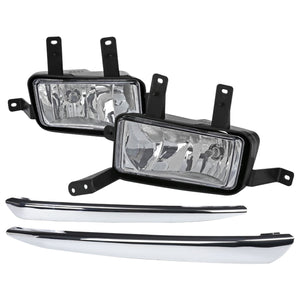 77.00 Spec-D OEM Fog Lights Chevy Suburban (15-20) Tahoe  (15-20) Chrome Housing - Clear - Redline360