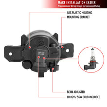 Load image into Gallery viewer, 60.00 Spec-D OEM Fog Lights Toyota Yaris 2/4 Door Hatchback (15-17) Chrome Housing - Clear - Redline360 Alternate Image