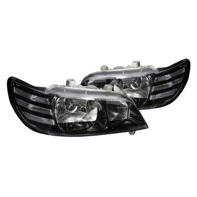 209.95 Spec-D OEM Replacement Headlights Acura CL [Black] (97-99) LH-CL97JM-DP - Redline360