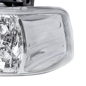 81.00 Spec-D OEM Replacement Headlights Chevy Silverado (99-02) [Euro Style] Black or Chrome Housing - Redline360