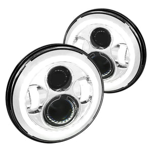 99.00 Spec-D Projector Headlights Miata NA/NB (7" Pop Up Round) Black or Chrome - Redline360