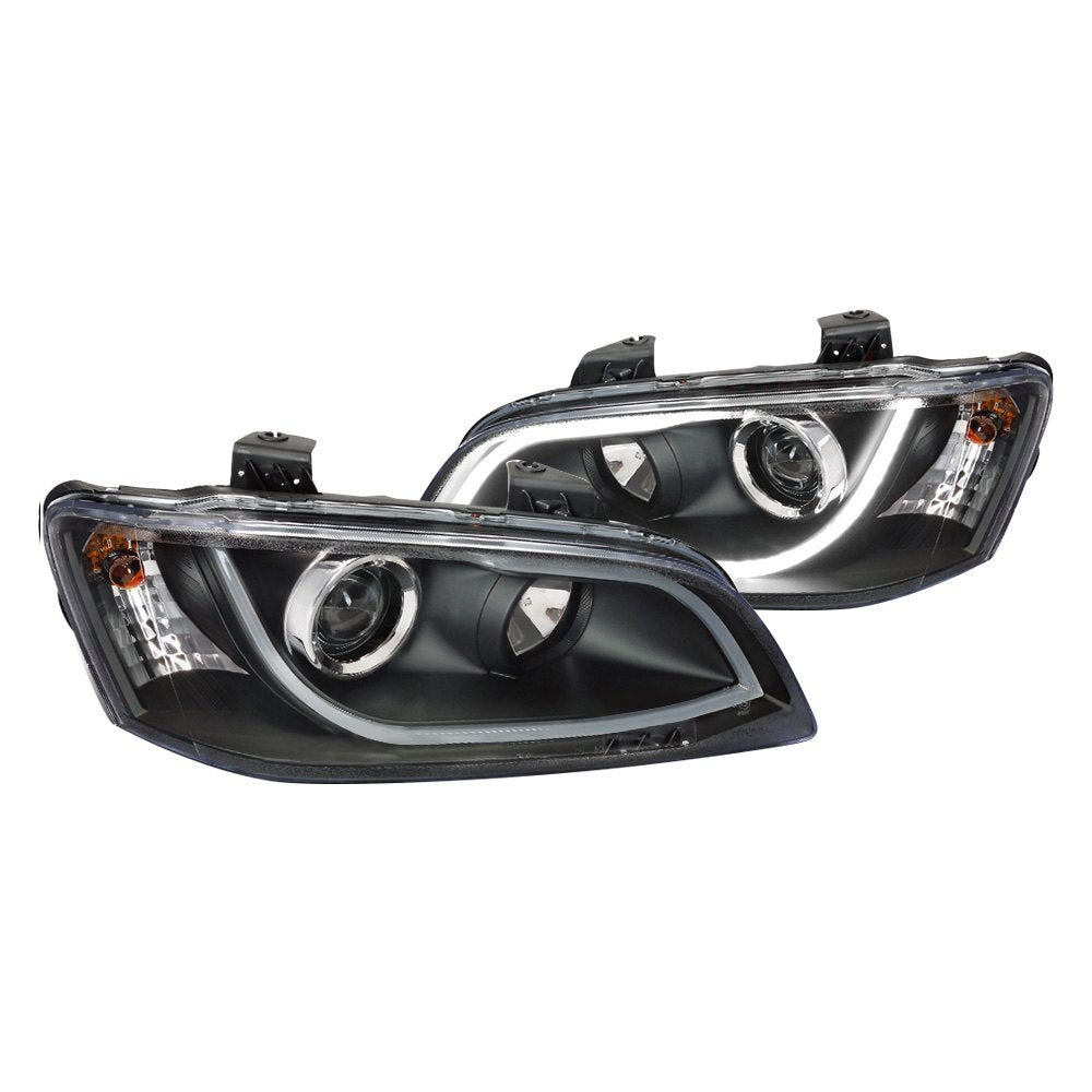 Spec-D Projector Headlights Pontiac G8 (08-09) LED DRL Strip - Black or  Chrome