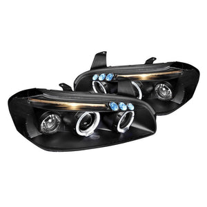 189.95 Spec-D Projector Headlights Nissan Maxima (00-01) LED Halo - Black or Chrome - Redline360