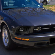 Load image into Gallery viewer, 178.00 Spec-D Projector Headlights Ford Mustang (05-09) Retrofit Style - Matte Black Housing/Clear Lens - Redline360 Alternate Image