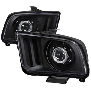 178.00 Spec-D Projector Headlights Ford Mustang (05-09) Retrofit Style - Matte Black Housing/Clear Lens - Redline360