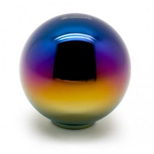 Load image into Gallery viewer, BLOX Billet Shift Knob Spherical 490 Limited Series (10x1.25mm) Platinum / Neo Chrome / Electric Blue - Neo Chrome Alternate Image