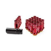 Load image into Gallery viewer, Godspeed GR48 Lug Nuts (20 Piece - Steel - Open End) 12x1.5 - Red or Neochrome - Red Alternate Image