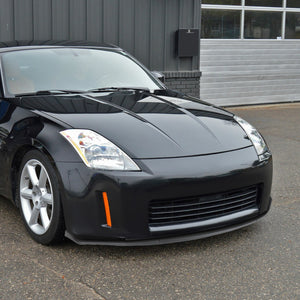 99.95 Spec-D Front Bumper Lip Nissan 350Z (2003-2005) Matte or Glossy Black - Redline360