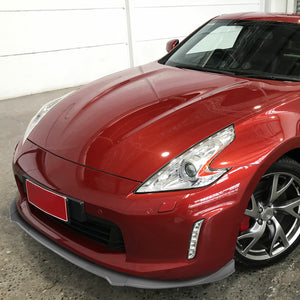 109.95 Spec-D Front Bumper Lip Nissan 370Z (2009-2012) Matte or Glossy Black - Redline360