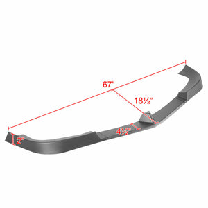 99.95 Spec-D Front Bumper Lip Mercedes C300 C350 W204 (2012-2014) Matte or Glossy Black - Redline360