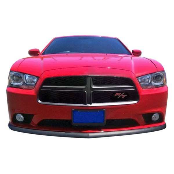 100.40 Spec-D Lower Front Bumper Lip Dodge Charger RT / SXT (2011-2014) Black - Redline360