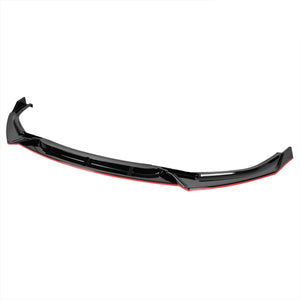 99.95 Spec-D Front Lip Honda Civic Sedan (2016-2021) Black or Black w/ Red Trim - Redline360