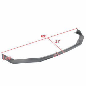 109.95 Spec-D Front Bumper Lip Lexus IS200t IS300 IS350 (17-20) Black or Black w/ Red Trim - Redline360