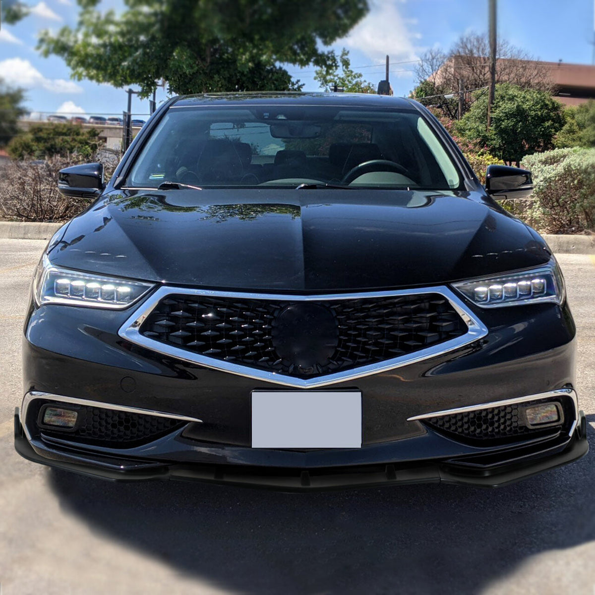 Spec-D Front Bumper Lip Acura TLX (2018-2021) 3 Piece Black – Redline360