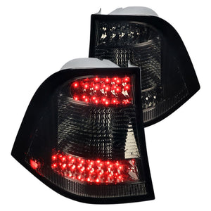 155.00 Spec-D LED Tail Lights Mercedes W163 M-Class (98-05) Smoke / Red Smoke / Red Clear Lens - Redline360