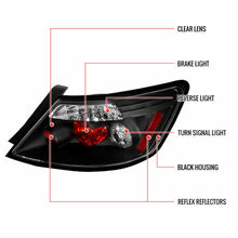 Load image into Gallery viewer, 128.00 Spec-D Tail Lights Honda Civic Coupe (2006-2011) Black or Chrome Housing - Redline360 Alternate Image