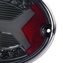 Load image into Gallery viewer, Spec-D Tail Lights Corvette C5 (97-04) Lambo Aventador Style LED - Dark Smoke w/ White LED Bar Alternate Image