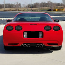 Load image into Gallery viewer, Spec-D Tail Lights Corvette C5 (97-04) Lambo Aventador Style LED - Dark Smoke w/ White LED Bar Alternate Image