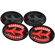 Load image into Gallery viewer, Spec-D Tail Lights Corvette C5 (97-04) Lambo Aventador Style LED - Dark Smoke w/ White LED Bar Alternate Image