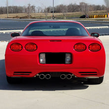 Load image into Gallery viewer, Spec-D Tail Lights Corvette C5 (97-04) Lambo Aventador Style LED - Dark Smoke w/ White LED Bar Alternate Image