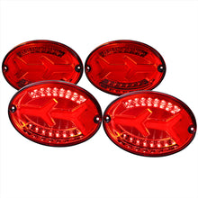 Load image into Gallery viewer, Spec-D Tail Lights Corvette C5 (97-04) Lambo Aventador Style LED - Chrome w/ Red LED Bar Alternate Image