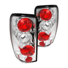 Load image into Gallery viewer, Spec-D Tail Lights Chevy Suburban/Tahoe (2000-2006) LED or Halogen Bulb - Halogen / Chrome/Clear Lens Alternate Image