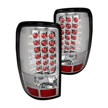 Load image into Gallery viewer, Spec-D Tail Lights Chevy Suburban/Tahoe (2000-2006) LED or Halogen Bulb - LED / Chrome/Clear Lens Alternate Image