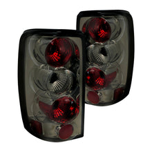 Load image into Gallery viewer, Spec-D Tail Lights Chevy Suburban/Tahoe (2000-2006) LED or Halogen Bulb - Halogen / Chrome/Smoke Lens Alternate Image