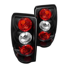 Load image into Gallery viewer, Spec-D Tail Lights Chevy Suburban/Tahoe (2000-2006) LED or Halogen Bulb - Halogen / Matte Black/Clear Lens Alternate Image