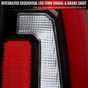 229.95 Spec-D LED Tail Lights Tahoe Suburban Yukon (07-14) Sequential - Black / Smoke / Red - Redline360