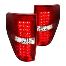 Load image into Gallery viewer, Spec-D LED Tail Lights Ford F150 (2009-2014) Black or Chrome Housing - Chrome/Red Lens Alternate Image