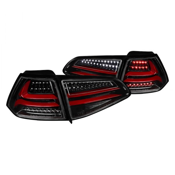 Spec-D LED Tail Lights VW Golf / GTI MK7 (2015-2017) Smoke, Red or