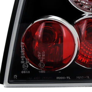 104.00 Spec-D Tail Lights VW Golf MK3 (93-98) [Altezza Style] Matte Black Housing/Clear Lens - Redline360