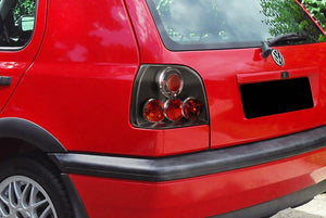 104.00 Spec-D Tail Lights VW Golf MK3 (93-98) [Altezza Style] Matte Black Housing/Clear Lens - Redline360