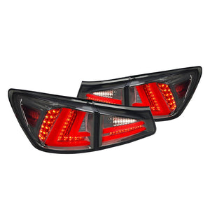 269.50 Spec-D Tail Lights Lexus IS250 / IS350 (06-08) LED - Black / Chrome / Red / Smoked - Redline360