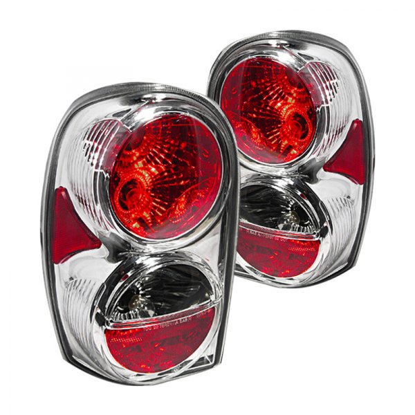 Spec-D Tail Lights Jeep Liberty (2002-2004) [Altezza Style] Chrome or ...