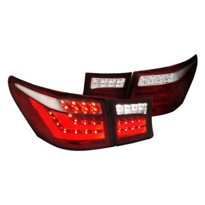 339.50 Spec-D Tail Lights Lexus LS460 (2007-2008-2009) LED Red or Smoked - Redline360